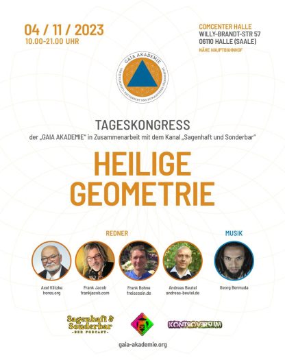Tageskongress "Heilige Geometrie" - 4. November 23 - Halle Saale